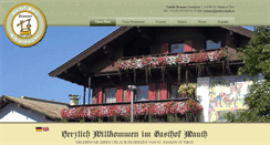 Desktop Screenshot of gasthof-mauth.at